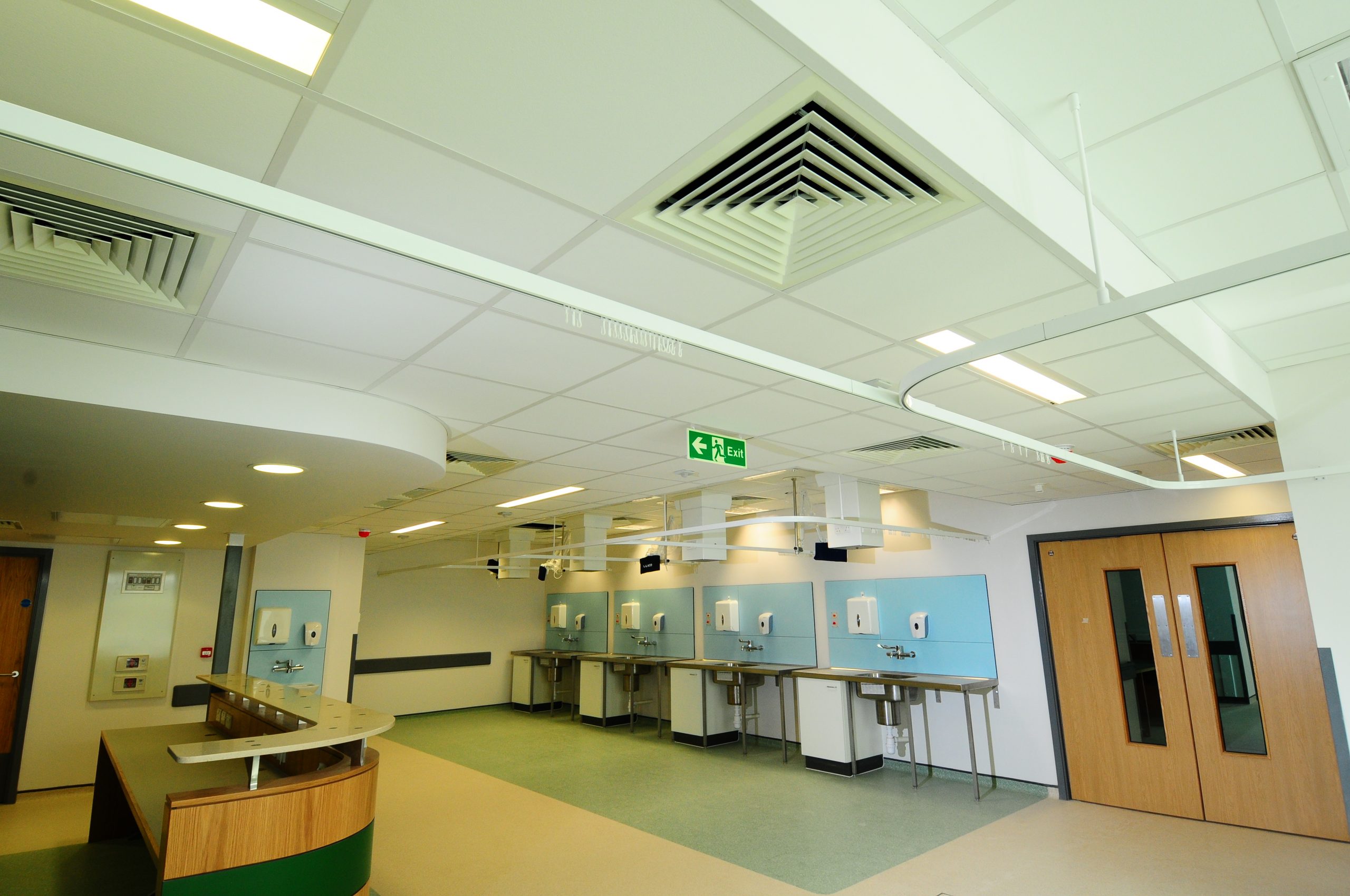 80,000m² of Zentia systems installed on Peterborough City Hospital