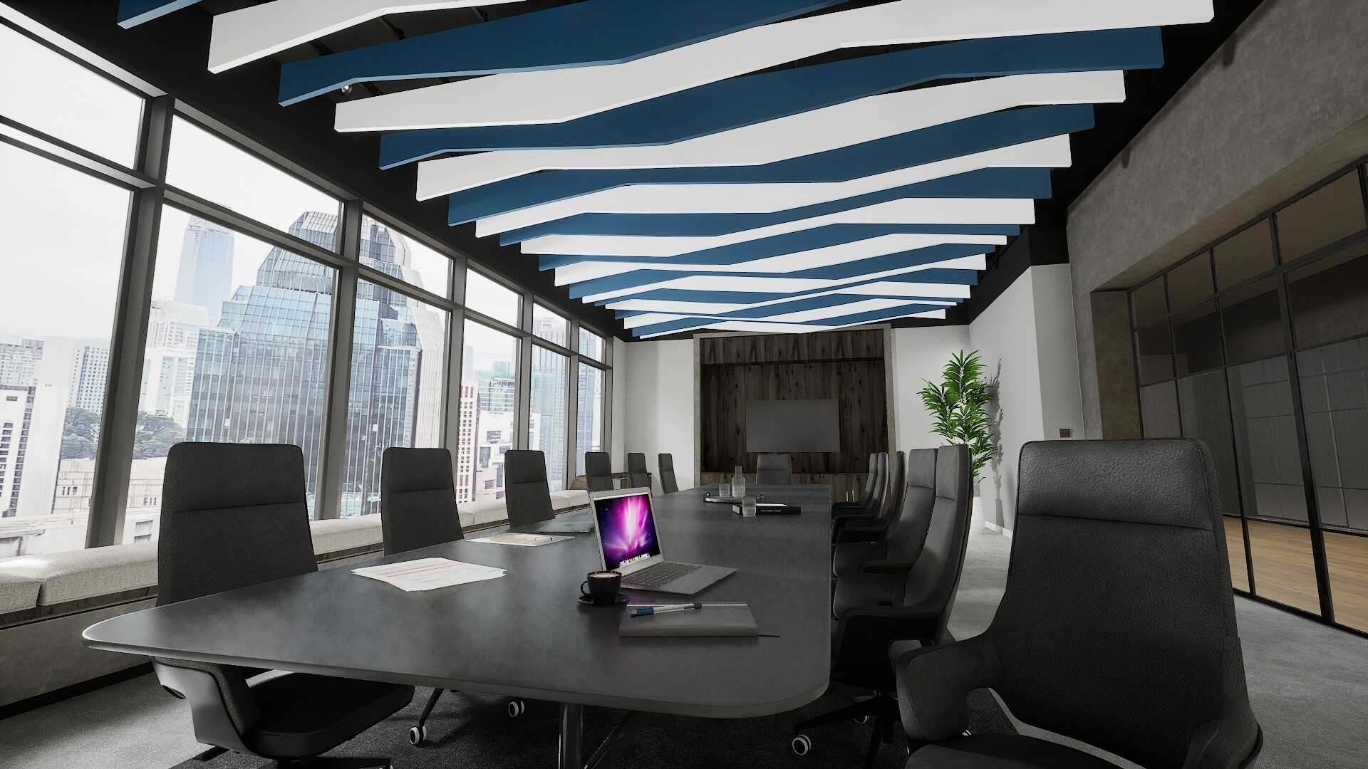 Zentia Sonify 3D Studio - Office - Baffle Shapes 1