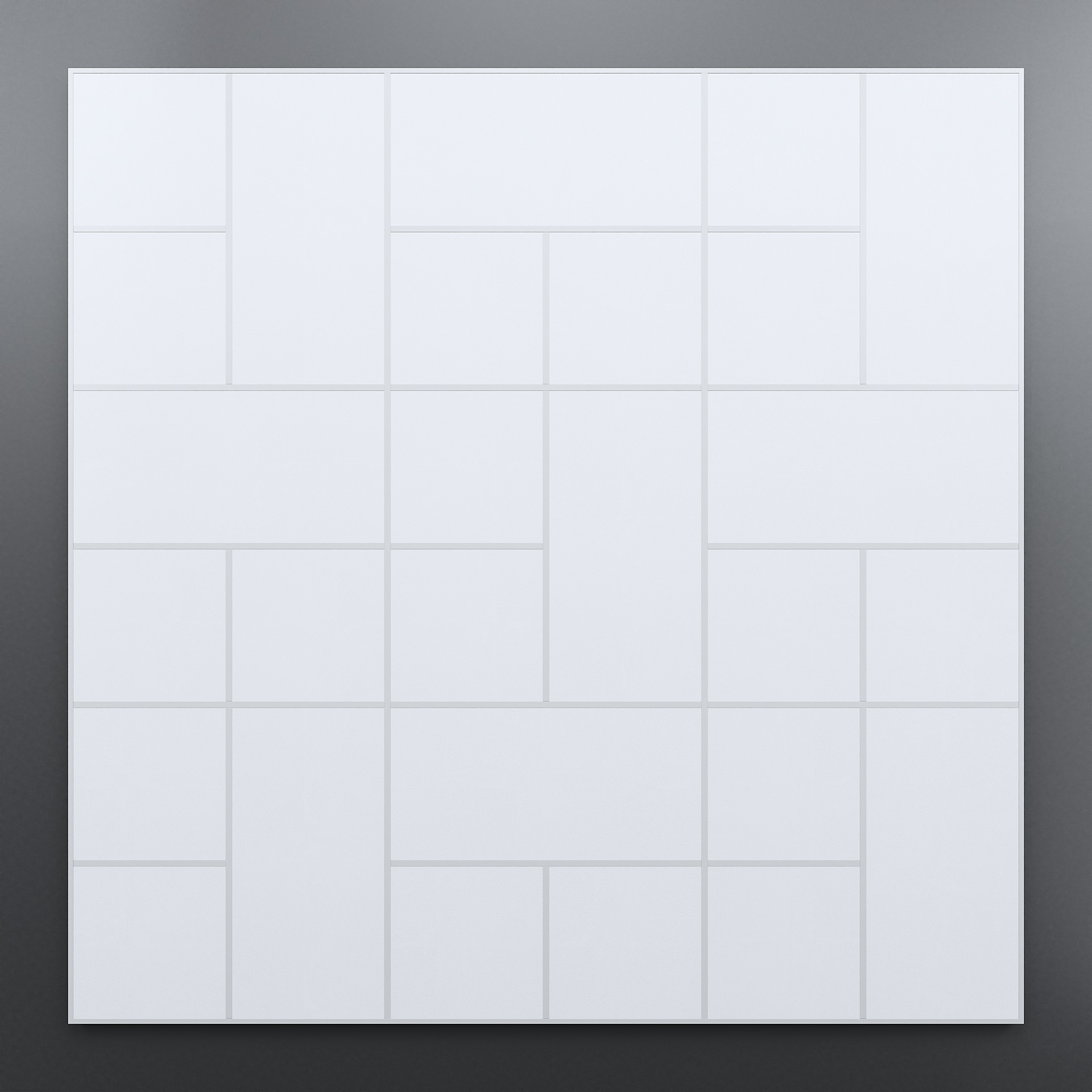 Zentia Nexus Layouts - Array - White Tiles Example