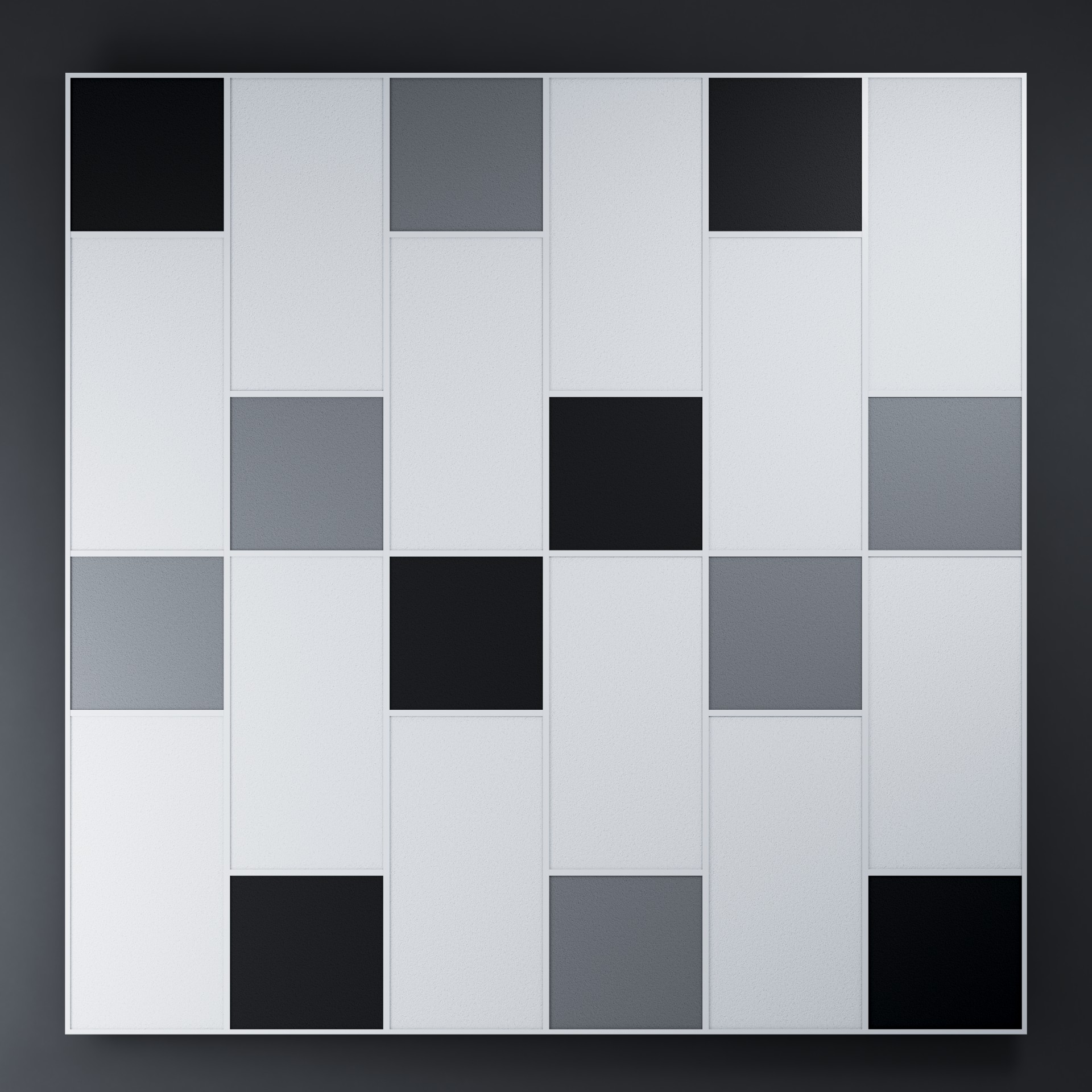 Zentia Nexus Layouts - Exclaim - Colour Tiles Example