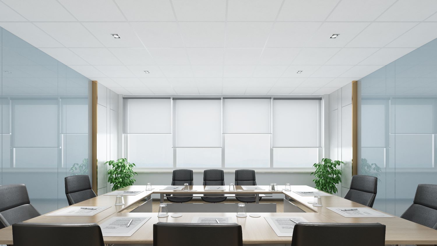 Zentia Ceiling Tile Prestige dB Small Meeting Room 01