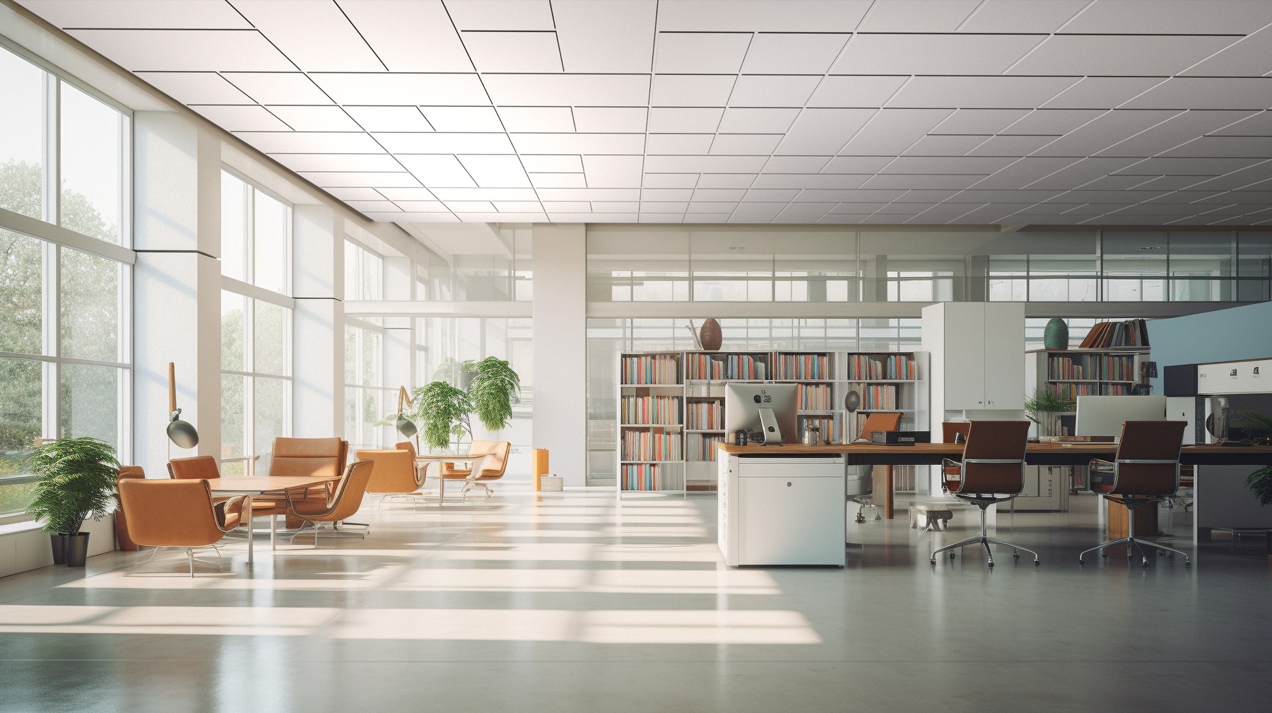 Zentia Nexus Layouts - Array - White Grid