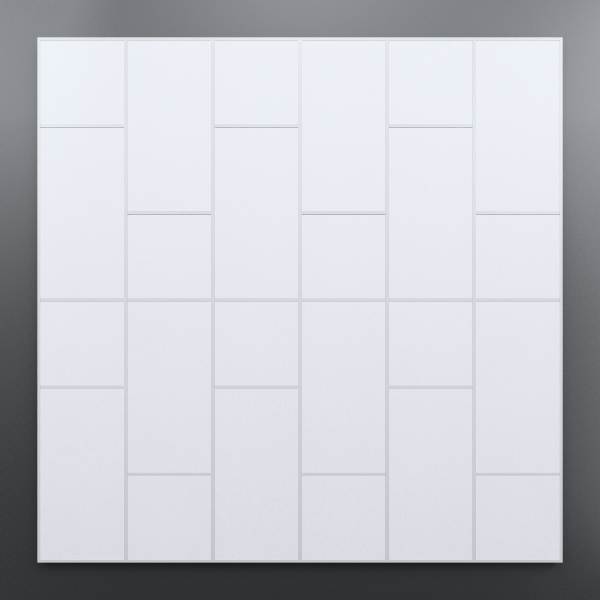 Zentia Nexus Layouts - Exclaim - White Tiles Example